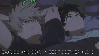 Bakugo and Deku In Bed Together Bakudeku Yaoi Audio Asmr