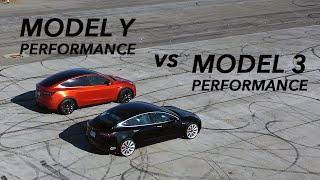 Performance Model 3 VS Performance Model Y | Handling Acceleration & Efficiency - Can the Y Keep Up?