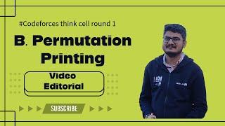 #Codeforces think-cell round 1 B. "Permutation Printing" editorial