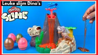 Play Doh Dino Crew Lava Bone Island uitpakken | Family Toys Collector