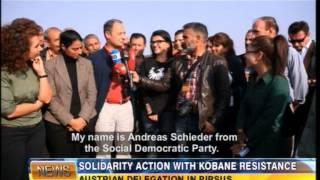 Austrian Delegation Visits Pirsus in Support of Kobane