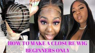 HOW TO MAKE A WIG CLOSURE  LIKE A PRO || BEGINNERS ONLY || DSOAR BODYWAVE HAIR