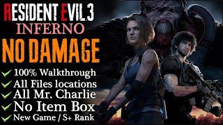 【RE3:Remake】NO DAMAGE/Inferno/S-Rank - 100% Walkthrough