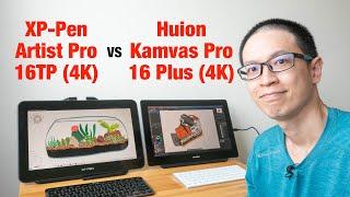 Huion Kamvas Pro 16 Plus vs XP-Pen Artist Pro 16TP