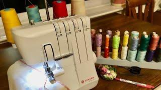 How to thread up the Lidl overlocker S14-78 S0230  Aldi Necchi OV234 #overlocker #abisden