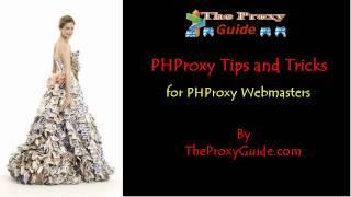 PHProxy (PHP proxy) tips and tricks: insert ad code and customization