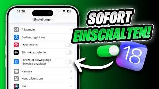 Diese iOS 18 Einstellungen SOFORT aktivieren! 