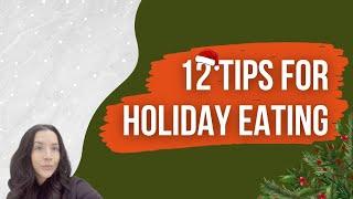 Holiday Eating Tips