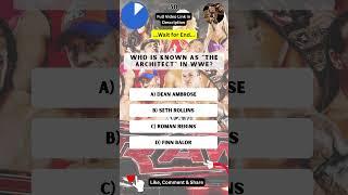 030, Who is known as The Architect in WWE #viral #trending #wwe #shorts