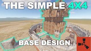 The Simple 4X4 – Rust Base Design For Small Groups (2-5)