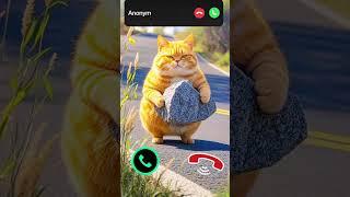 cat is calling::::#cat #cutecat #funny #animals #gato #aiart #youtubeshorts #trendingshorts