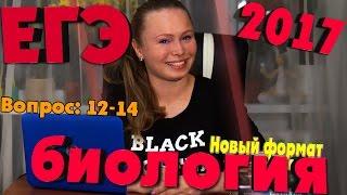 ЕГЭ 2017 биология. Вопрос 12-14. Демоверсия.