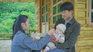 Life Lessons from a Mountain Family: 5-Month-Old Baby Trying New Food & His Funny Reactions