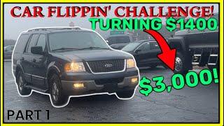 Flipping a $1,400 Truck for Profit in 10 Minutes! | Car Flipping Challenge Part 1