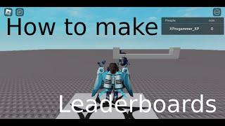 How to Make Leaderstats in Roblox Studio | Roblox Scripting Tutorial