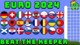 Euro 2024 Beat the Keeper Marble Race Tournament / Marble Race King