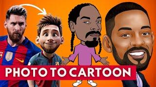 How To Cartoonize A Picture  | AI Image to Cartoon or 3D Animation Pixar Style