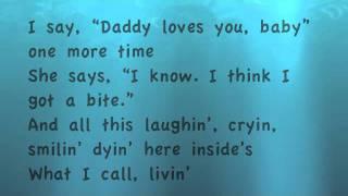 Just Fishin'- Trace Adkins (Lyrics)