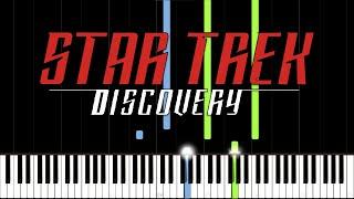 Star Trek: Discovery - Main Theme (Piano Tutorial) [Synthesia]