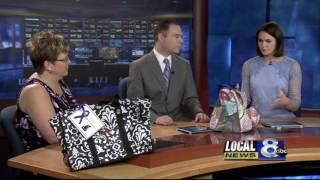 Carrie Madden on Local News 8 Morning
