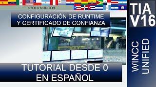 WinCC Unified # 3 configurar la runtime  SIN MORIR EN EL INTENTO!!! 