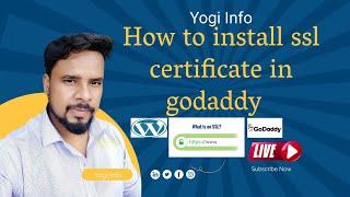 How to install ssl certificate in godaddy #sslcertificate #webdesign