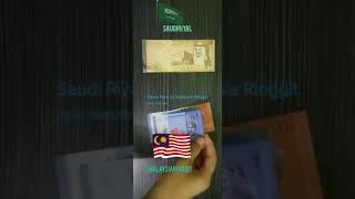 Saudi Riyal to Malaysia Ringgit #currency #ringgit