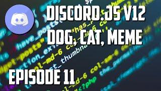 Discord.js Bot Tutorial - Dog, Cat, & Meme Command (Episode #11) | ghost