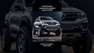 Modified Renault Kwid Concept | Monster Truck Look  |  #renaultkwid #modifiedcars #kwid