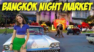 Bangkok's NEWEST Night Market  Jodd Fairs DanNeramit