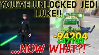 YOU HAVE JEDI KNIGHT LUKE!! NOW WHAT?!