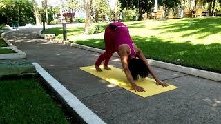 Yoga - Traditional Sun Salutation A - Cloudia Vardon for Ghana TV