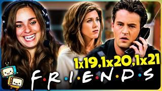 FRIENDS (1994) Season 1 Episodes 1x19 1x20, and 1x21 Reaction! | First Time Watch!