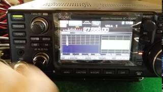 ICOM IC-7300 Out of band tuning