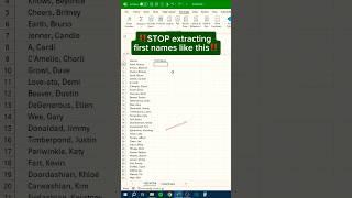 How to use the TEXTAFTER function in Excel ‼️ #shorts #computer #excel