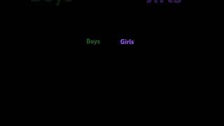 how many girls and boys are?