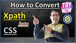 How to convert/generate CSS from Xpath