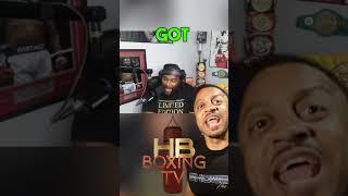 Bud Crawford snapped on Showbizz the Adult. #heavybagboxingtv