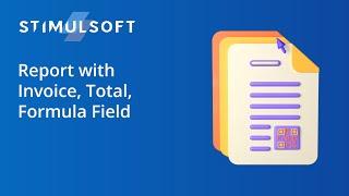 Report with Invoice, Formula Field, Total - Stimulsoft Reports (2022)