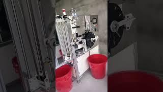 Webbing roll rewinding machine