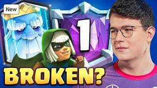 #1 IN THE WORLD w/ NEW BROKEN DECK!  - Clash Royale