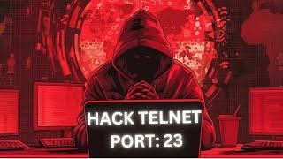 how to exploit Metasploitable 2 telnet port: 23