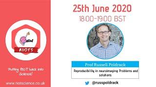 Prof Russell Poldrack | Reproducibility in neuroimaging: problems and solutions