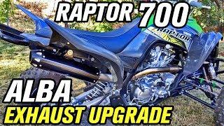 Yamaha Raptor 700 Exhaust Upgrade by Alba Racing ( Full System Installation with ECU Tune )