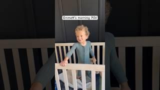 Emmett’s morning POV #dayinthelife #toddler #toddlerPOV #funny #cute #toddlerlife #momlife #mom