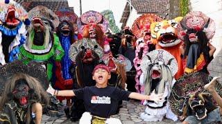 Vicho Konvoi Barongan Bersama Teman_temannya || Arak_arakan Barongan