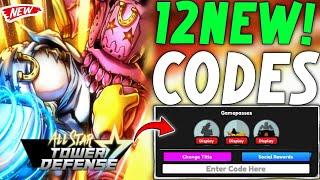 ️Hurry!! Up️ALL STAR TOWER DEFENSE CODES NOVEMBER 2024 - CODES FOR ALL STAR TOWER DEFENSE