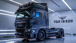 A Close Look at the New 2025 MAN TGX 18.520 Exterior and Interior