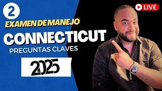 EXAMEN TEORICO DE MANEJO CONNECTICUT  2025 I Aprobarás con estas preguntas #2 Y 3