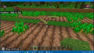 Coding with Cleverlike - Working on NASEF Farmcraft - Minecraft Education Edition